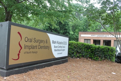 exterior sign, Oral & Maxillofacial Surgery of North Raleigh