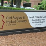 Oral Surgery and Implant Dentistry sign, Dr. Mark F. Kozacko, DDS